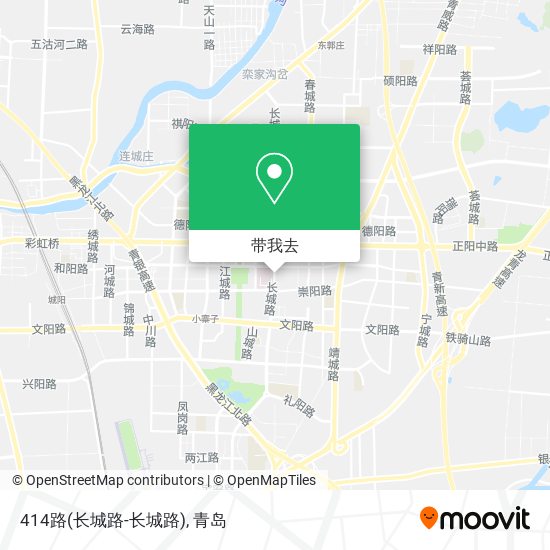 414路(长城路-长城路)地图