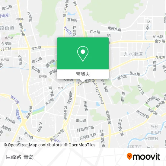 巨峰路地图