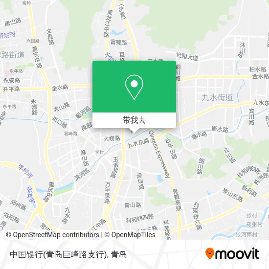 中国银行(青岛巨峰路支行)地图