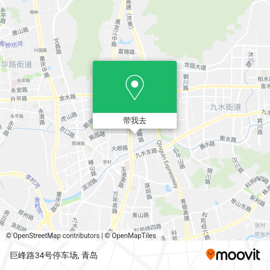 巨峰路34号停车场地图