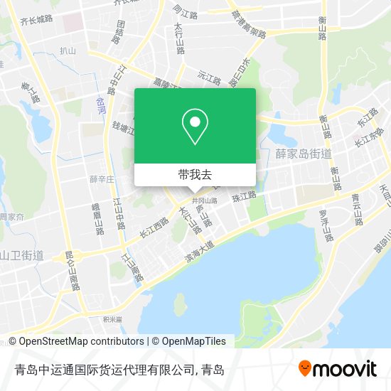 青岛中运通国际货运代理有限公司地图