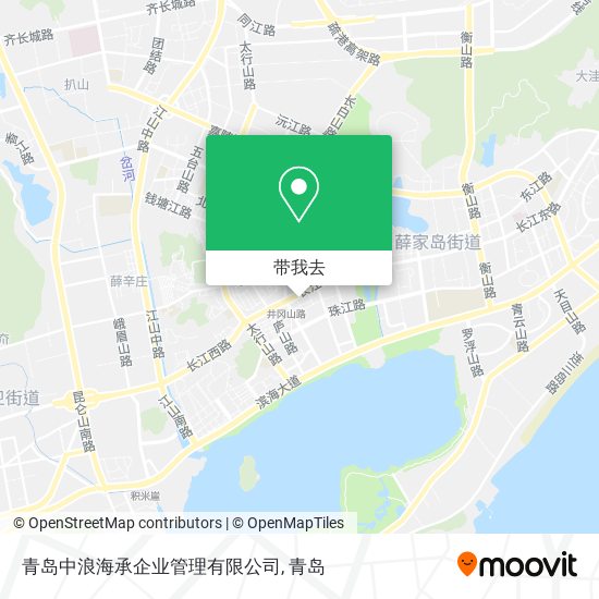 青岛中浪海承企业管理有限公司地图