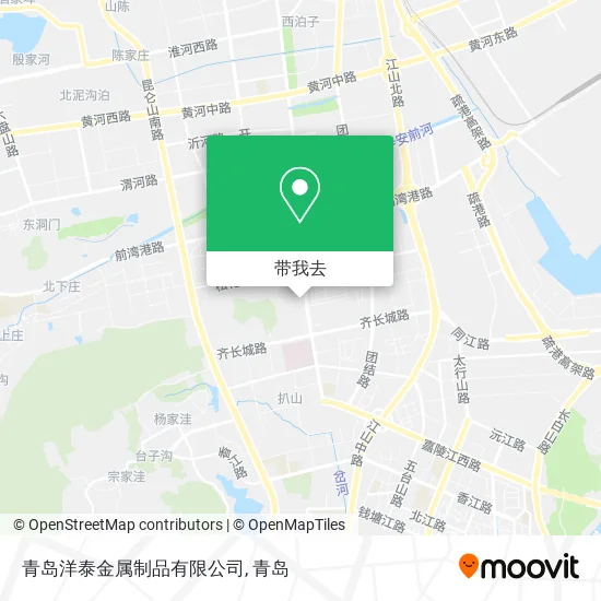 青岛洋泰金属制品有限公司地图