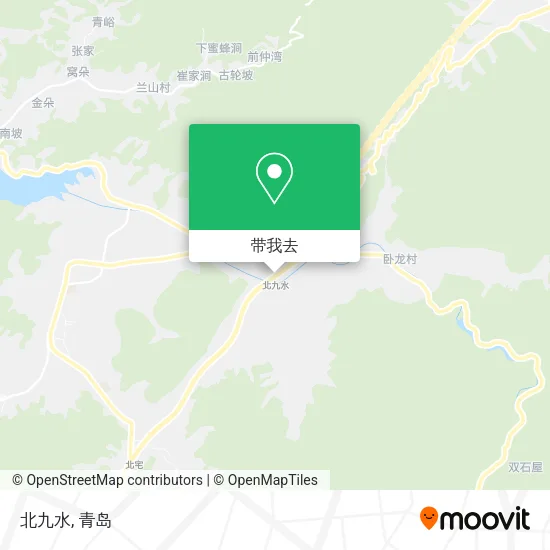 北九水地图