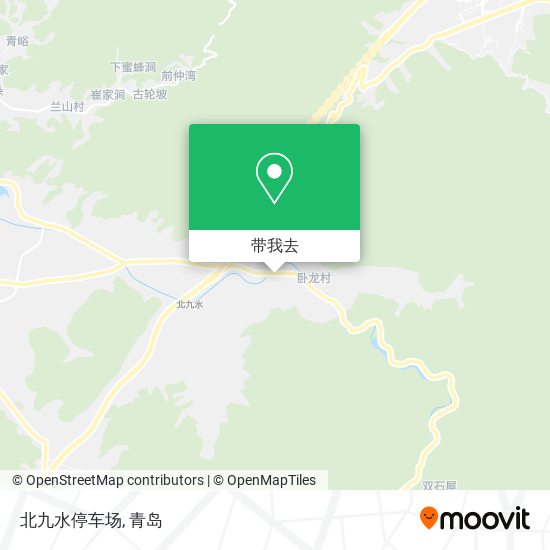 北九水停车场地图