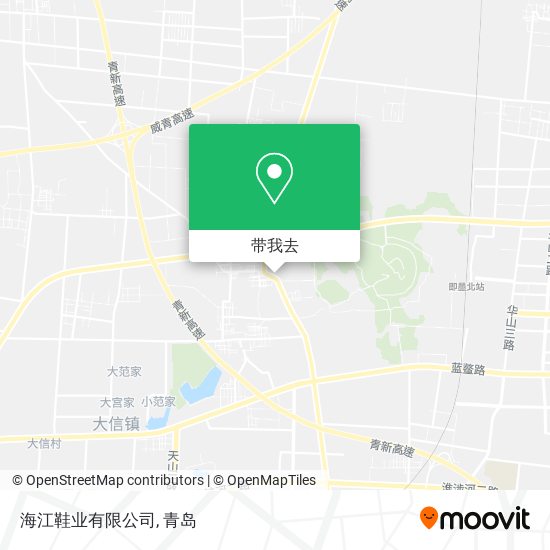 海江鞋业有限公司地图