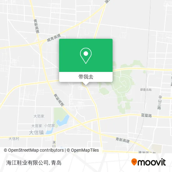 海江鞋业有限公司地图