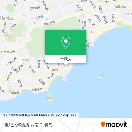世纪文华酒店-西南门地图