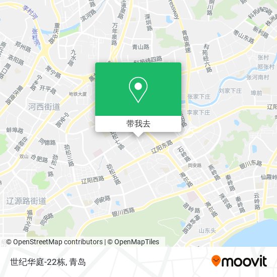 世纪华庭-22栋地图