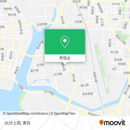 白沙上苑地图