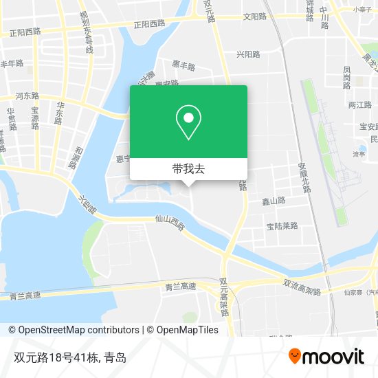 双元路18号41栋地图