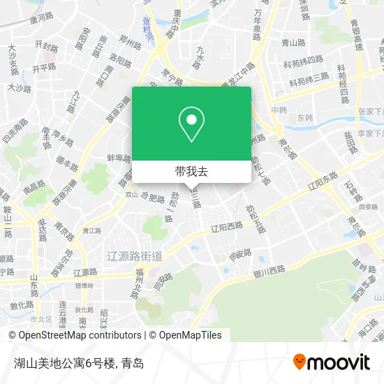 湖山美地公寓6号楼地图