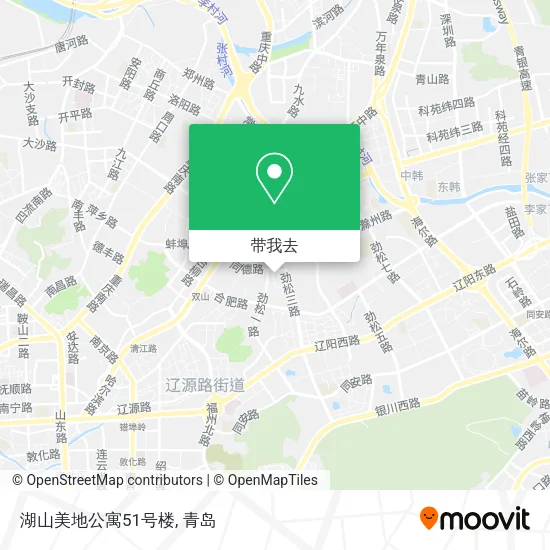 湖山美地公寓51号楼地图