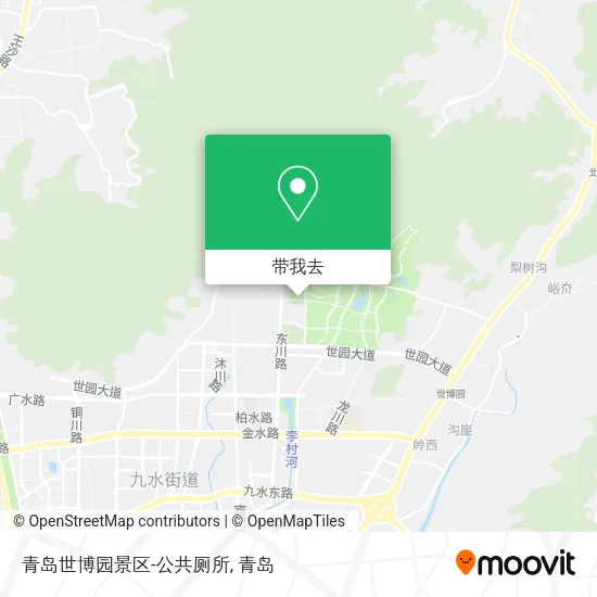 青岛世博园景区-公共厕所地图