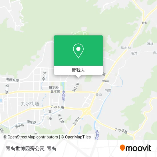 青岛世博园旁公寓地图