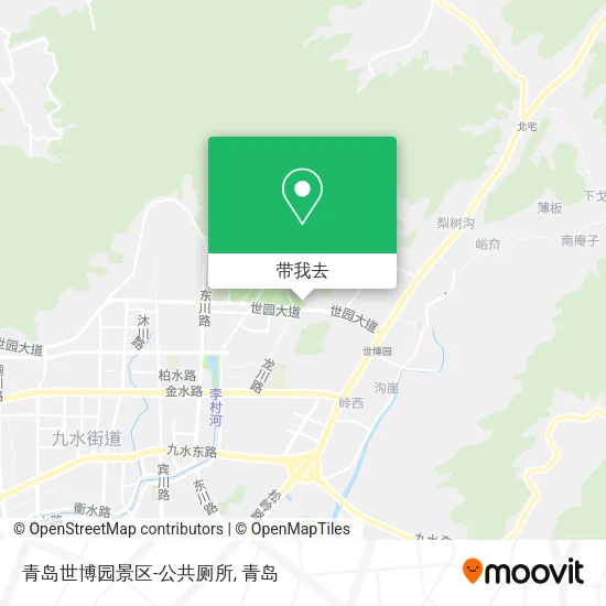 青岛世博园景区-公共厕所地图