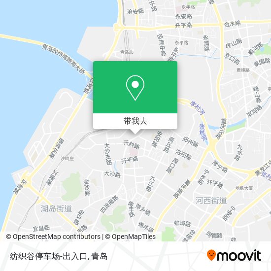 纺织谷停车场-出入口地图