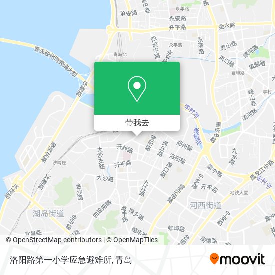 洛阳路第一小学应急避难所地图