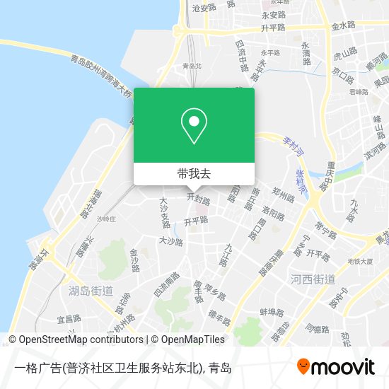 一格广告(普济社区卫生服务站东北)地图