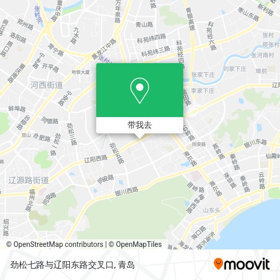 劲松七路与辽阳东路交叉口地图