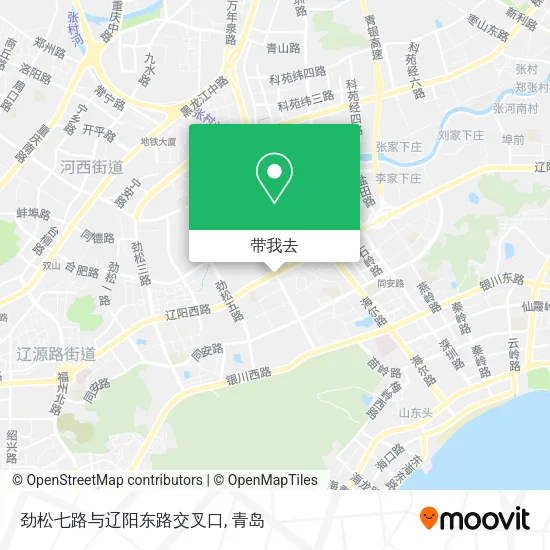 劲松七路与辽阳东路交叉口地图