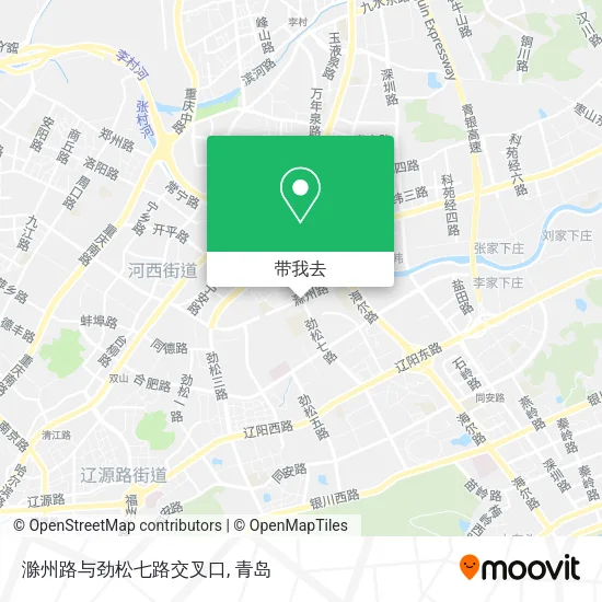 滁州路与劲松七路交叉口地图