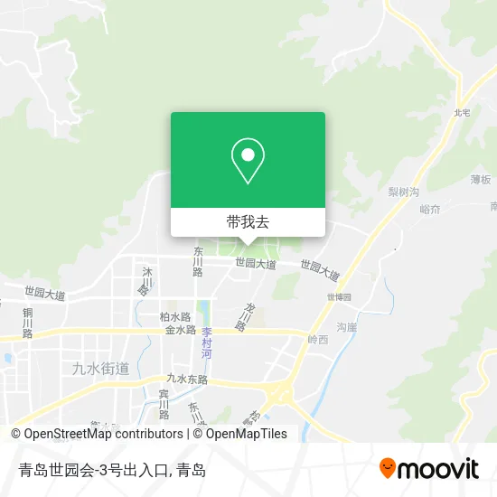 青岛世园会-3号出入口地图