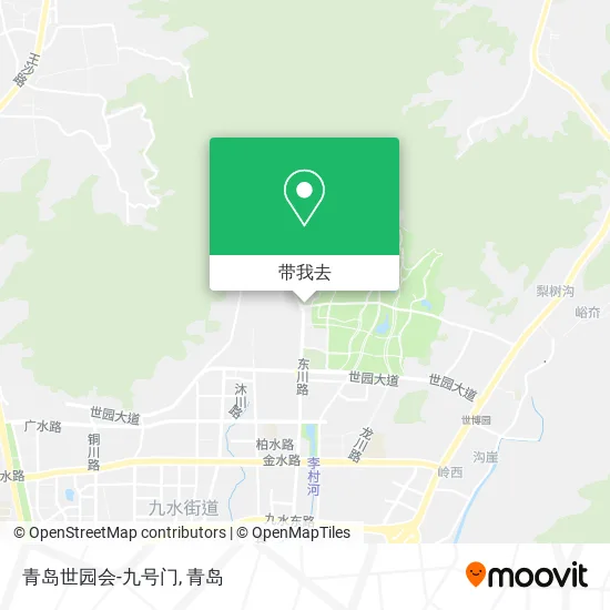 青岛世园会-九号门地图