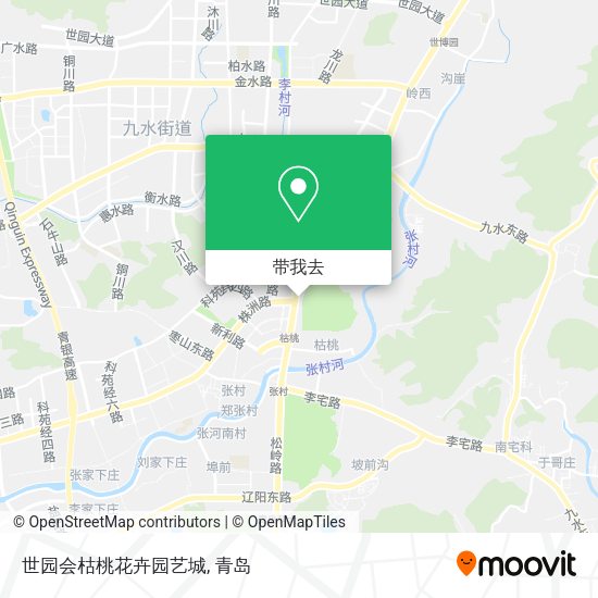 世园会枯桃花卉园艺城地图