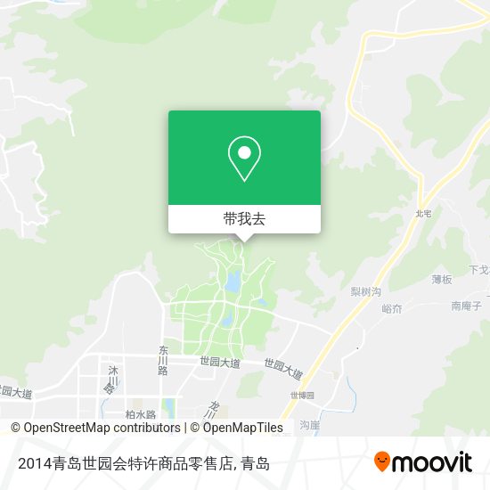 2014青岛世园会特许商品零售店地图