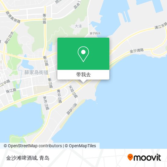 金沙滩啤酒城地图