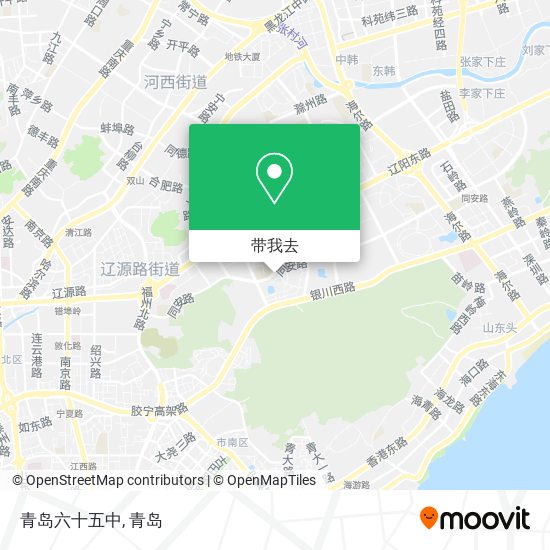 青岛六十五中地图