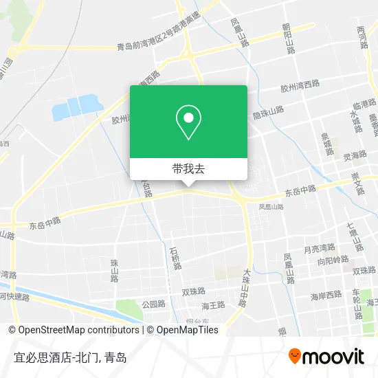 宜必思酒店-北门地图