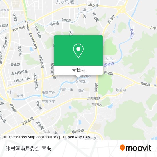 张村河南居委会地图