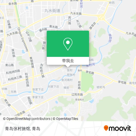青岛张村旅馆地图