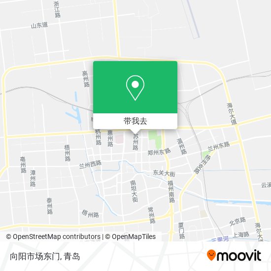 向阳市场东门地图
