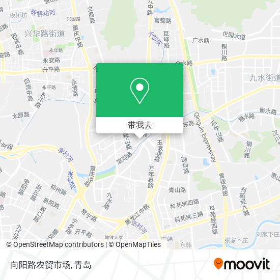 向阳路农贸市场地图
