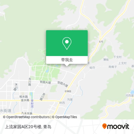 上流家园A区20号楼地图