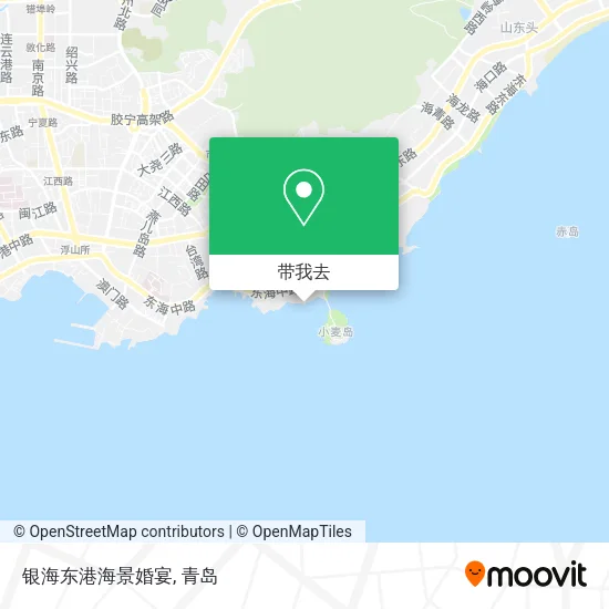 银海东港海景婚宴地图