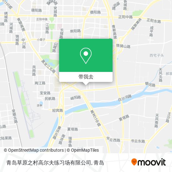 青岛草原之村高尔夫练习场有限公司地图