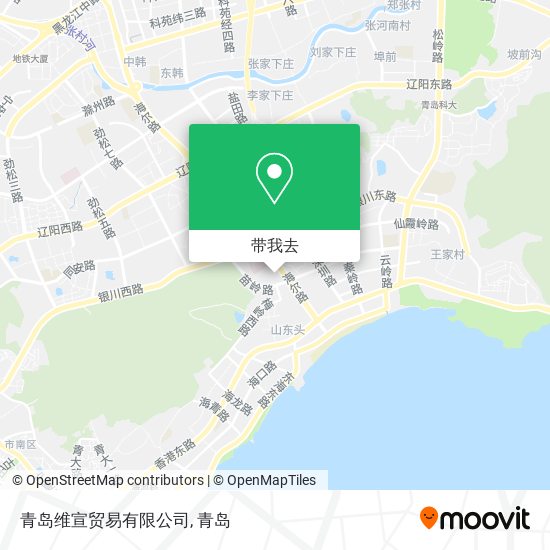 青岛维宣贸易有限公司地图