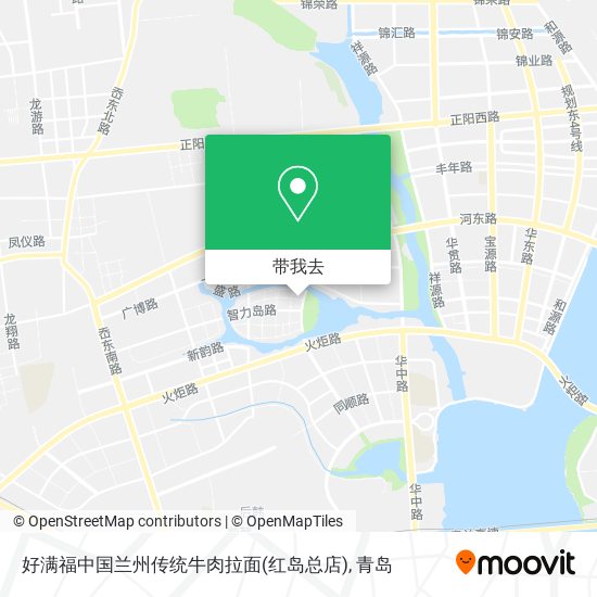 好满福中国兰州传统牛肉拉面(红岛总店)地图