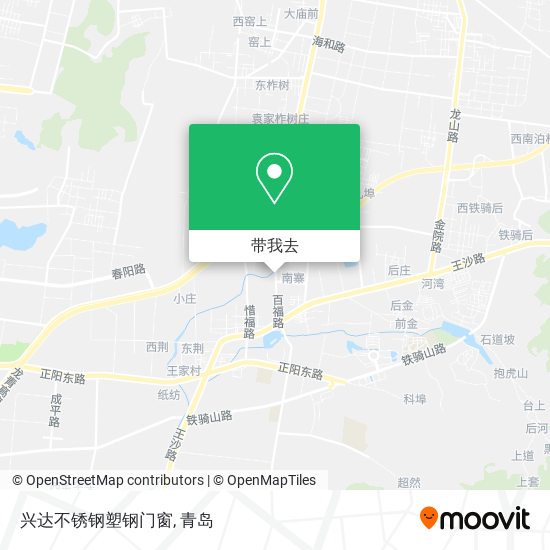 兴达不锈钢塑钢门窗地图