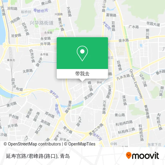 延寿宫路/君峰路(路口)地图