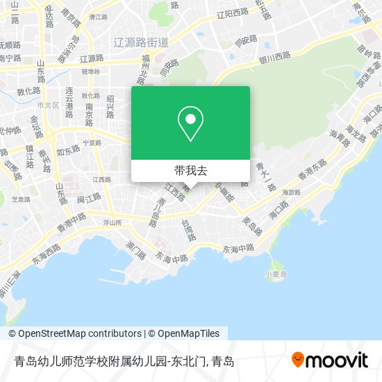 青岛幼儿师范学校附属幼儿园-东北门地图