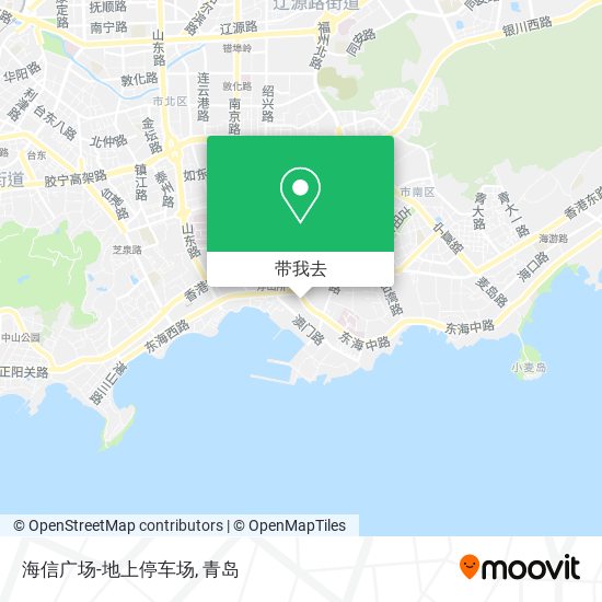 海信广场-地上停车场地图