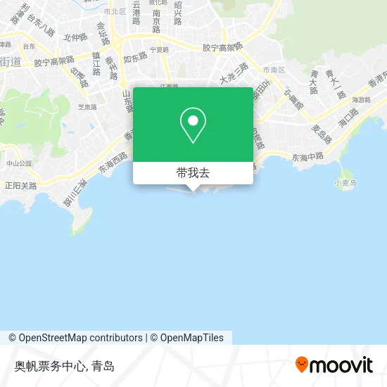 奥帆票务中心地图