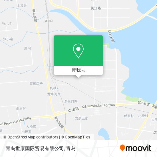 青岛世康国际贸易有限公司地图