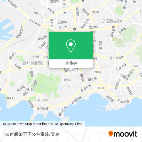 转角服饰王子公主童装地图