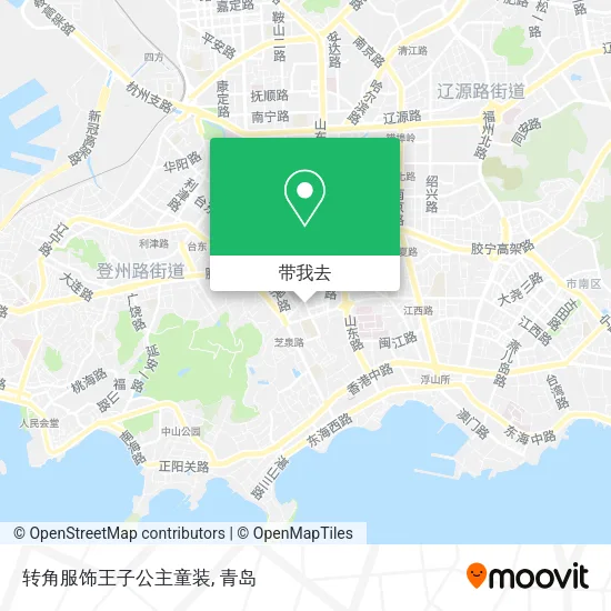 转角服饰王子公主童装地图
